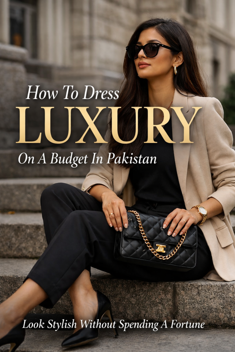 How To Dress Luxury On A Budget In Pakistan