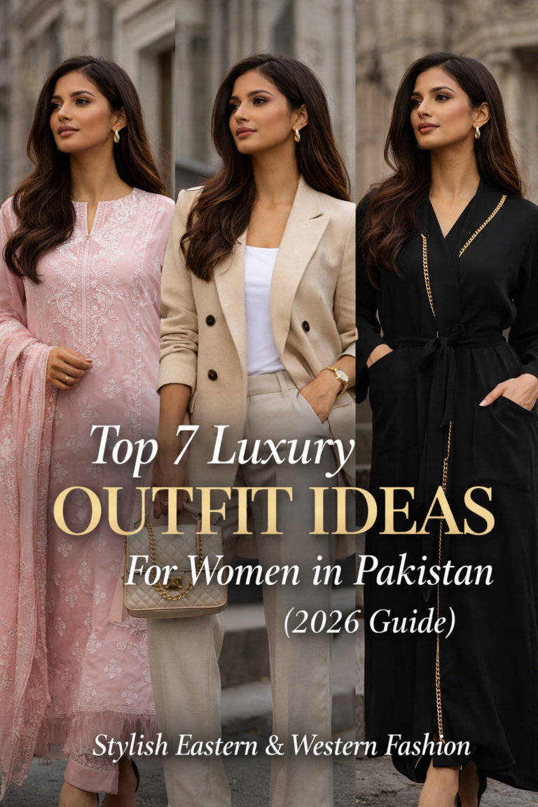 Top 7 Luxury Outfit Ideas for Women in Pakistan (2026 Guide)