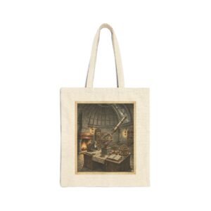Vintage Observatory Canvas Tote Bag