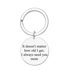 Mother's Day Gift — Stainless Steel Keychain