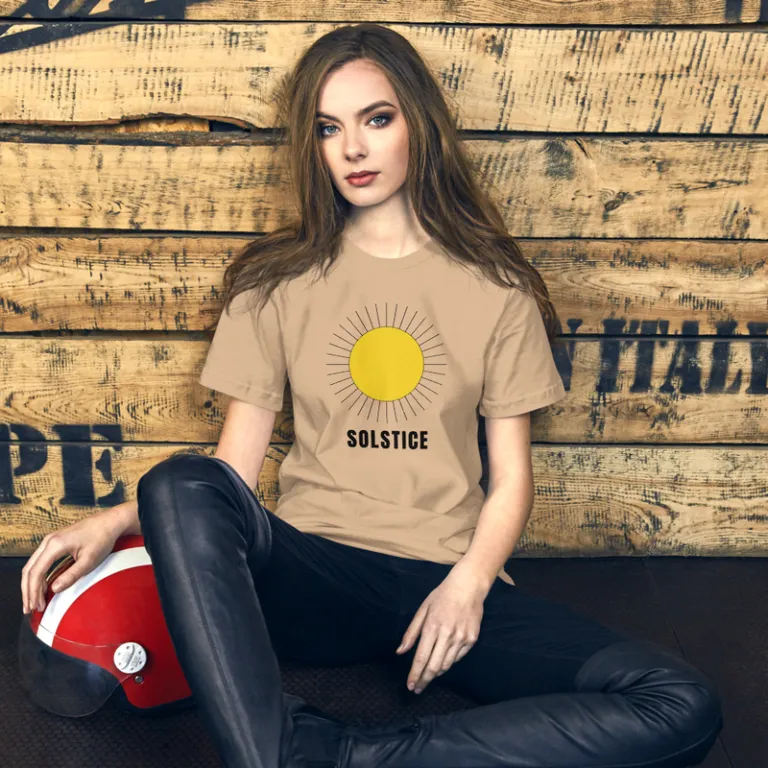 SOLSTICE - Summer Tee (Sand)