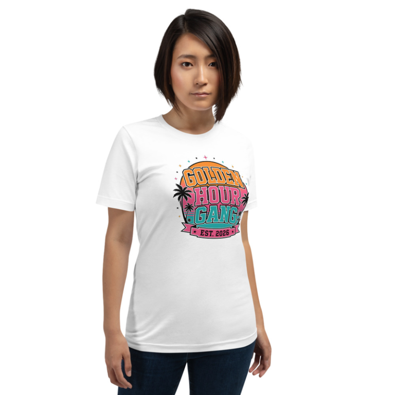 GOLDEN HOUR GANG - Summer Tee (White)