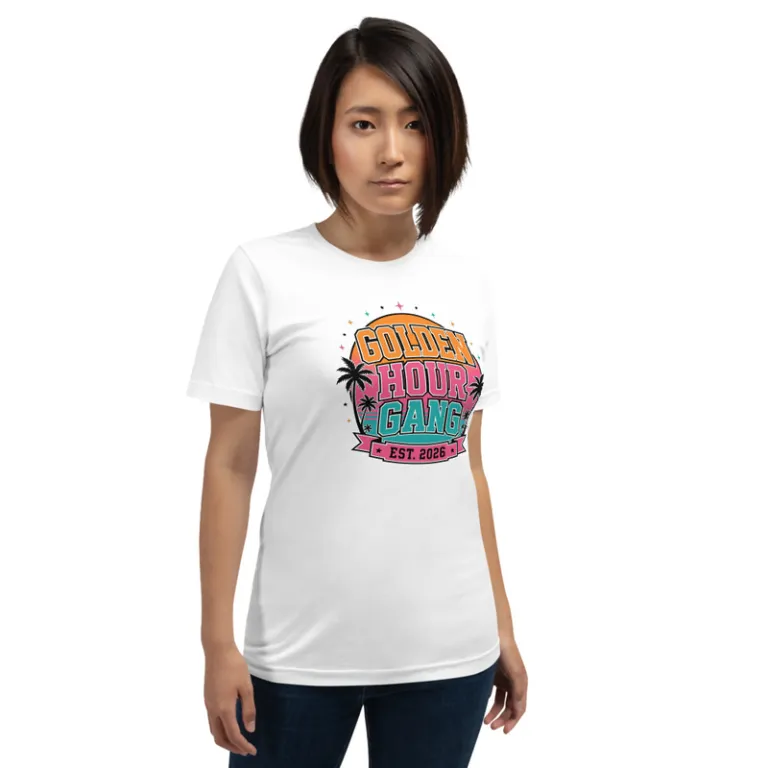 GOLDEN HOUR GANG - Summer Tee (White)